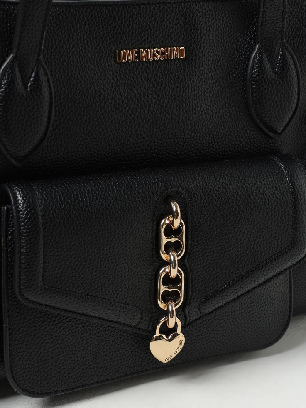 Giglio Borsa Love Moschino In Pelle Sintetica Martellata