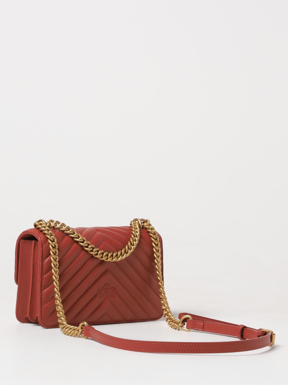 Giglio Borsa Love One Pinko In Pelle Trapuntata Chevron