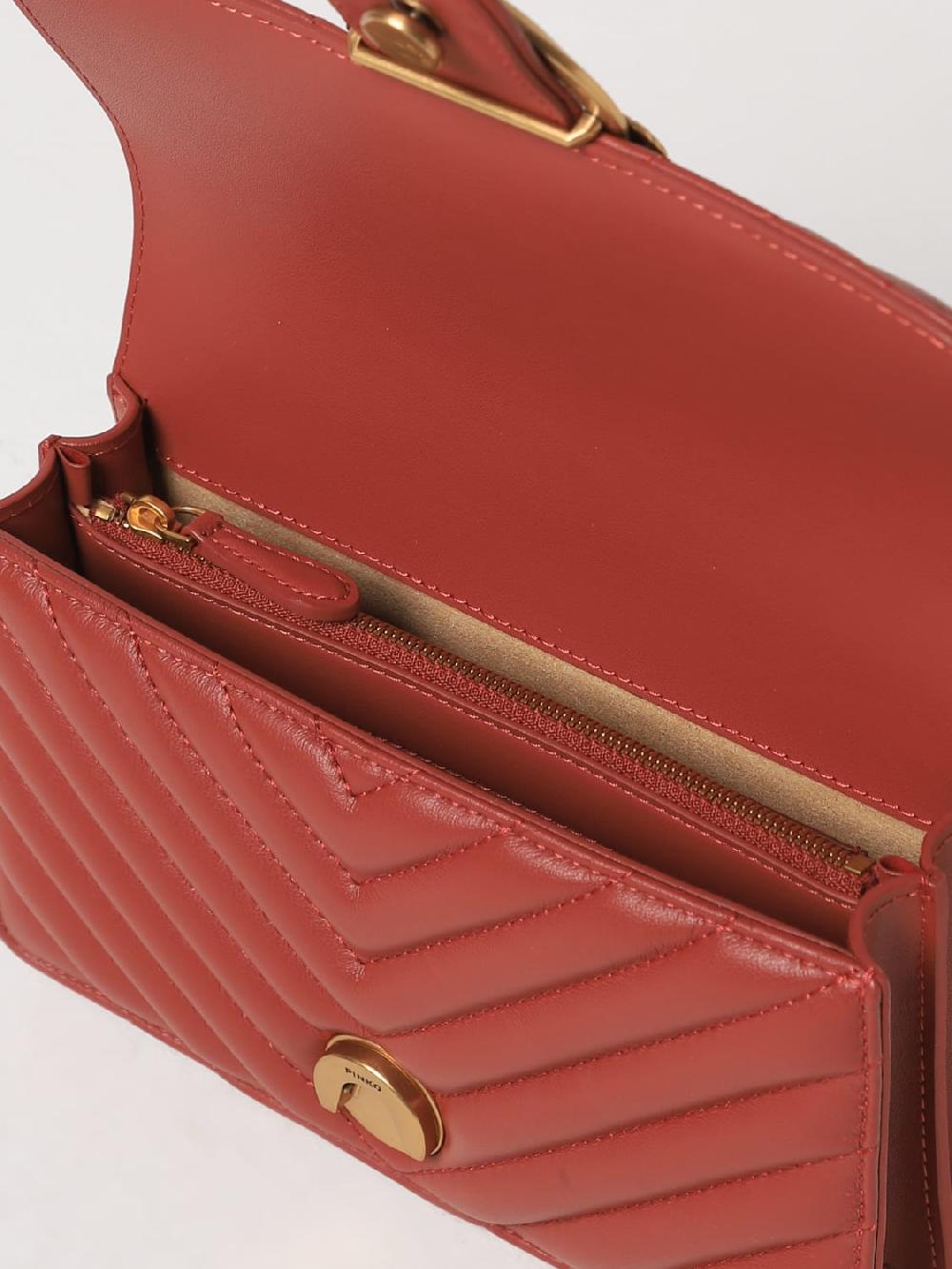 Giglio Borsa Love One Pinko In Pelle Trapuntata Chevron