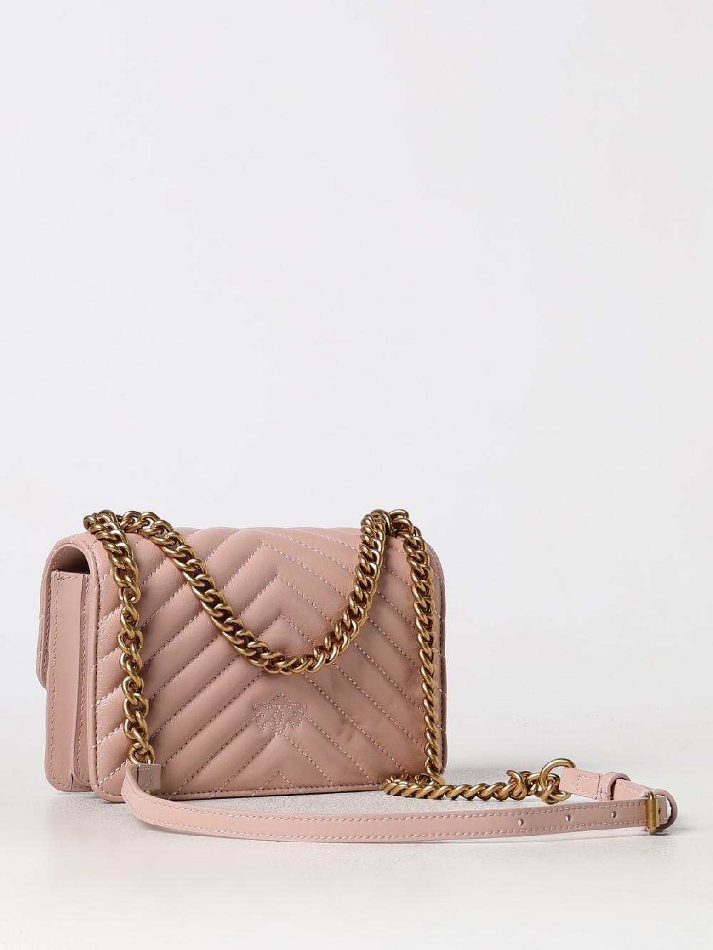 Giglio Borsa Love One Pinko In Pelle Trapuntata Chevron
