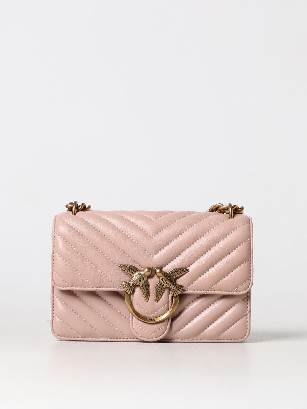 Giglio Borsa Love One Pinko in pelle trapuntata chevron