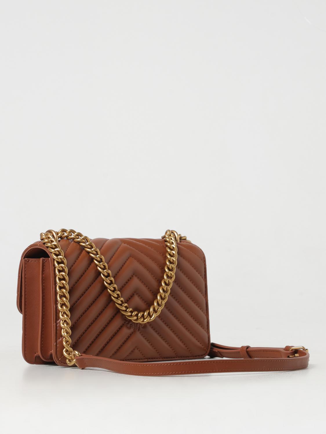 Giglio Borsa Love One Pinko In Pelle Trapuntata Chevron