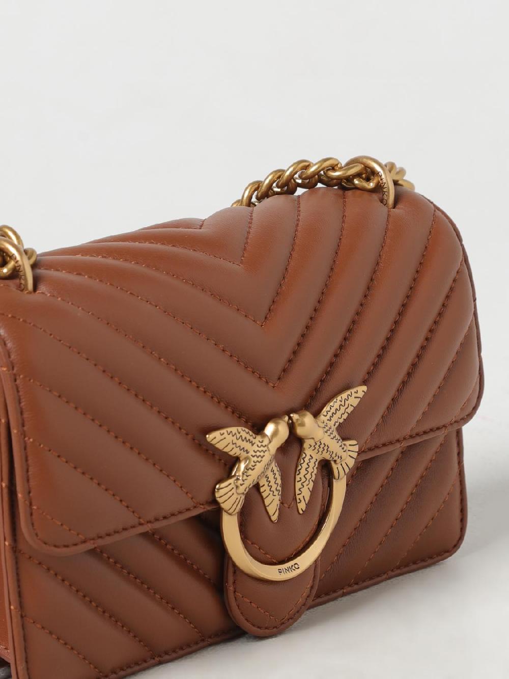Giglio Borsa Love One Pinko In Pelle Trapuntata Chevron