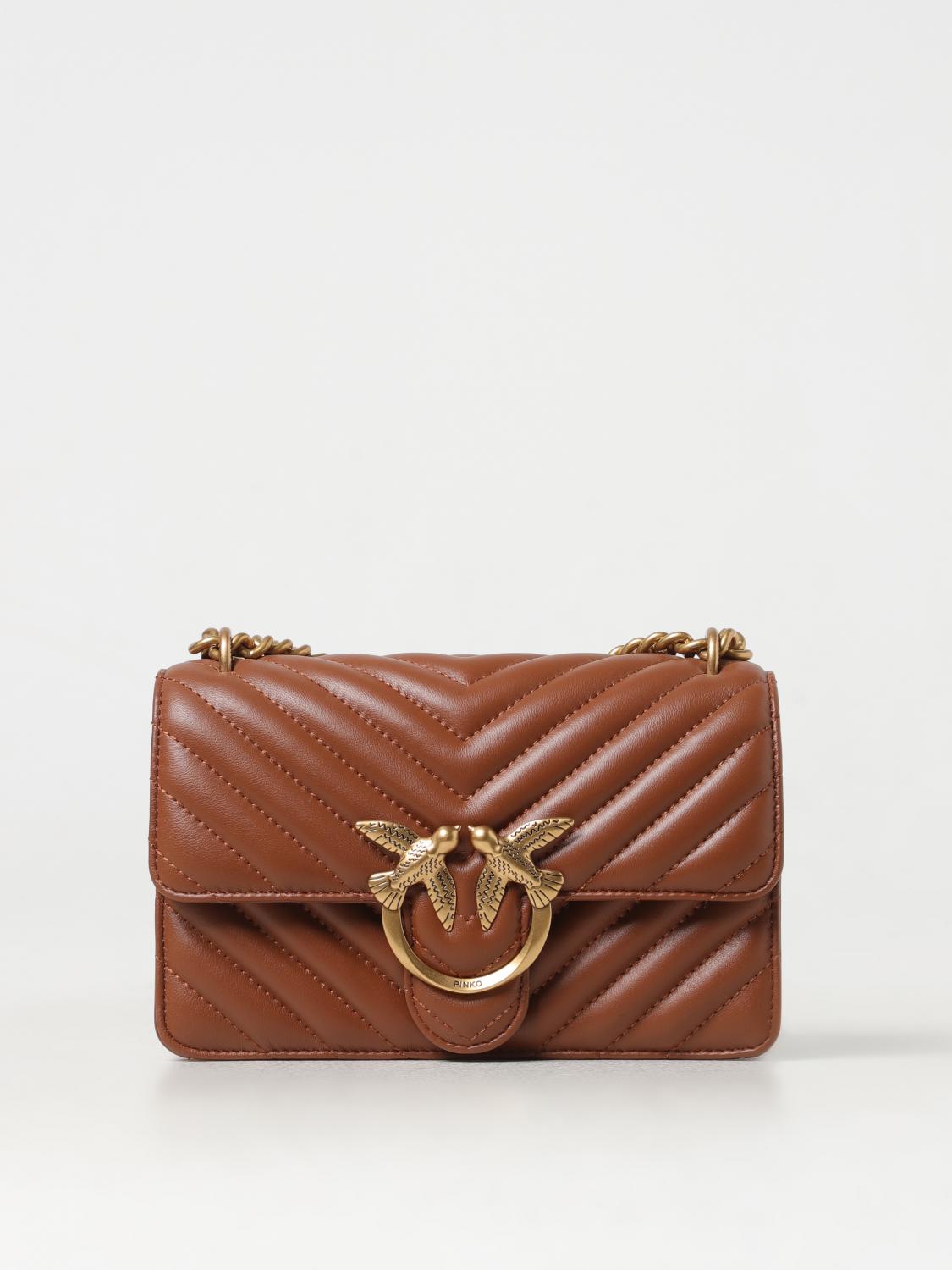 Giglio Borsa Love One Pinko in pelle trapuntata chevron