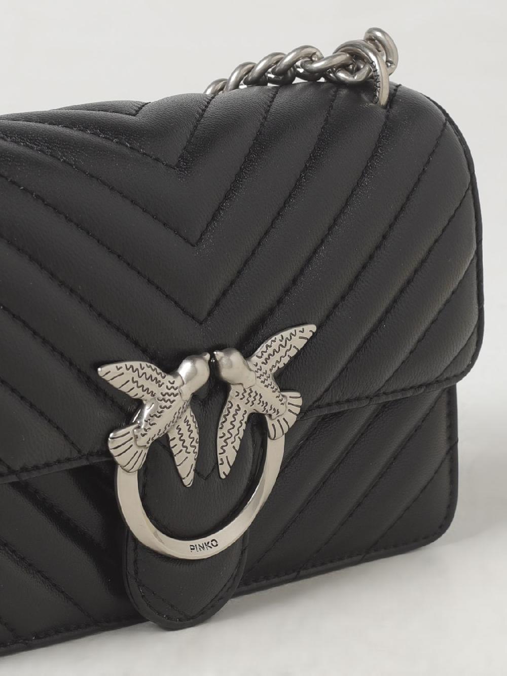 Giglio Borsa Love One Pinko In Pelle Trapuntata Chevron