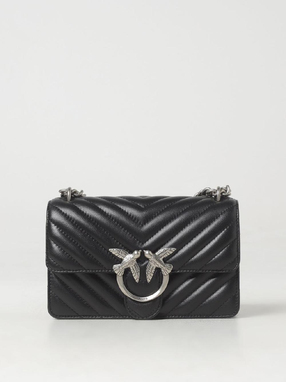 Giglio Borsa Love One Pinko in pelle trapuntata chevron