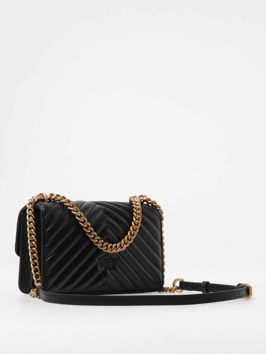 Giglio Borsa Love One Pinko In Pelle Trapuntata Chevron