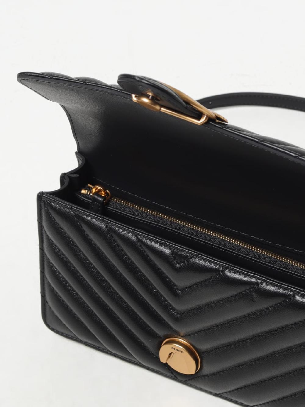 Giglio Borsa Love One Pinko In Pelle Trapuntata Chevron