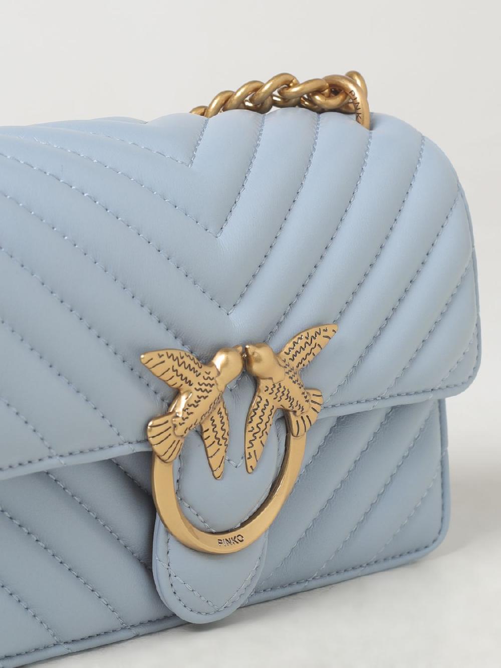 Giglio Borsa Love One Pinko In Pelle Trapuntata Chevron