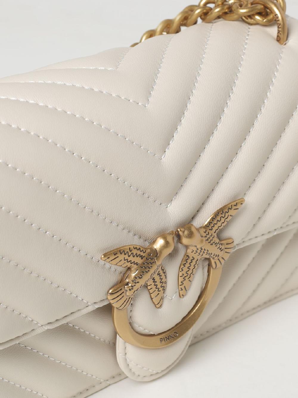 Giglio Borsa Love One Pinko In Pelle Trapuntata Chevron