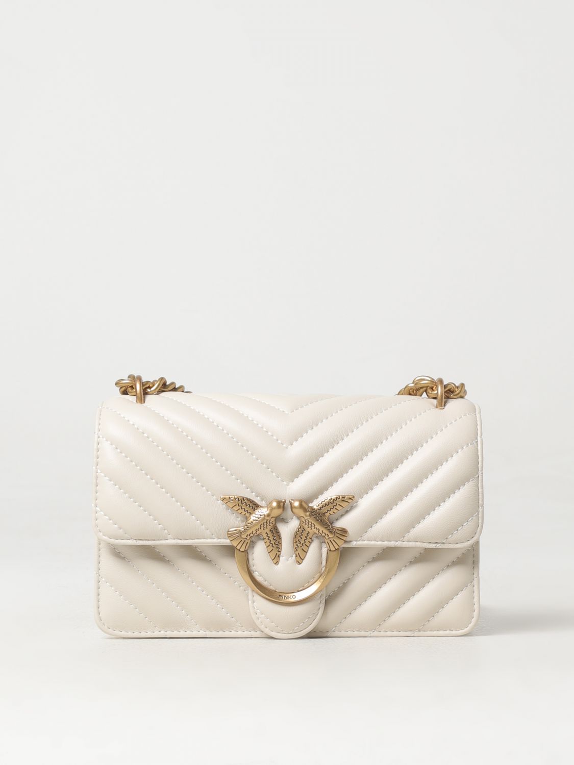 Giglio Borsa Love One Pinko in pelle trapuntata chevron