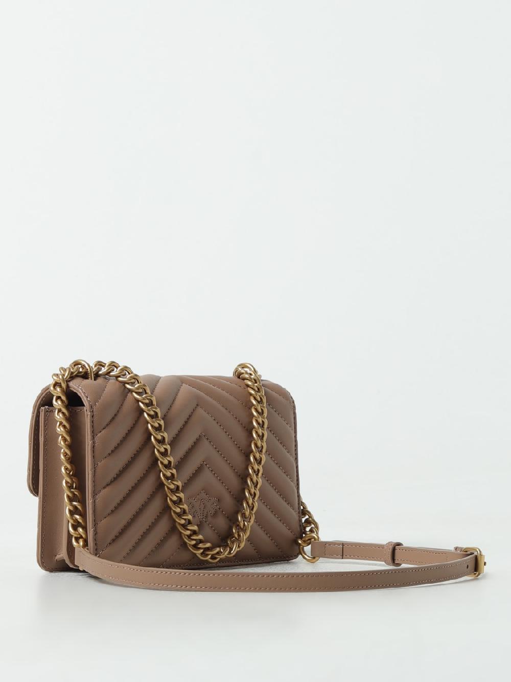 Giglio Borsa Love One Pinko In Pelle Trapuntata Chevron