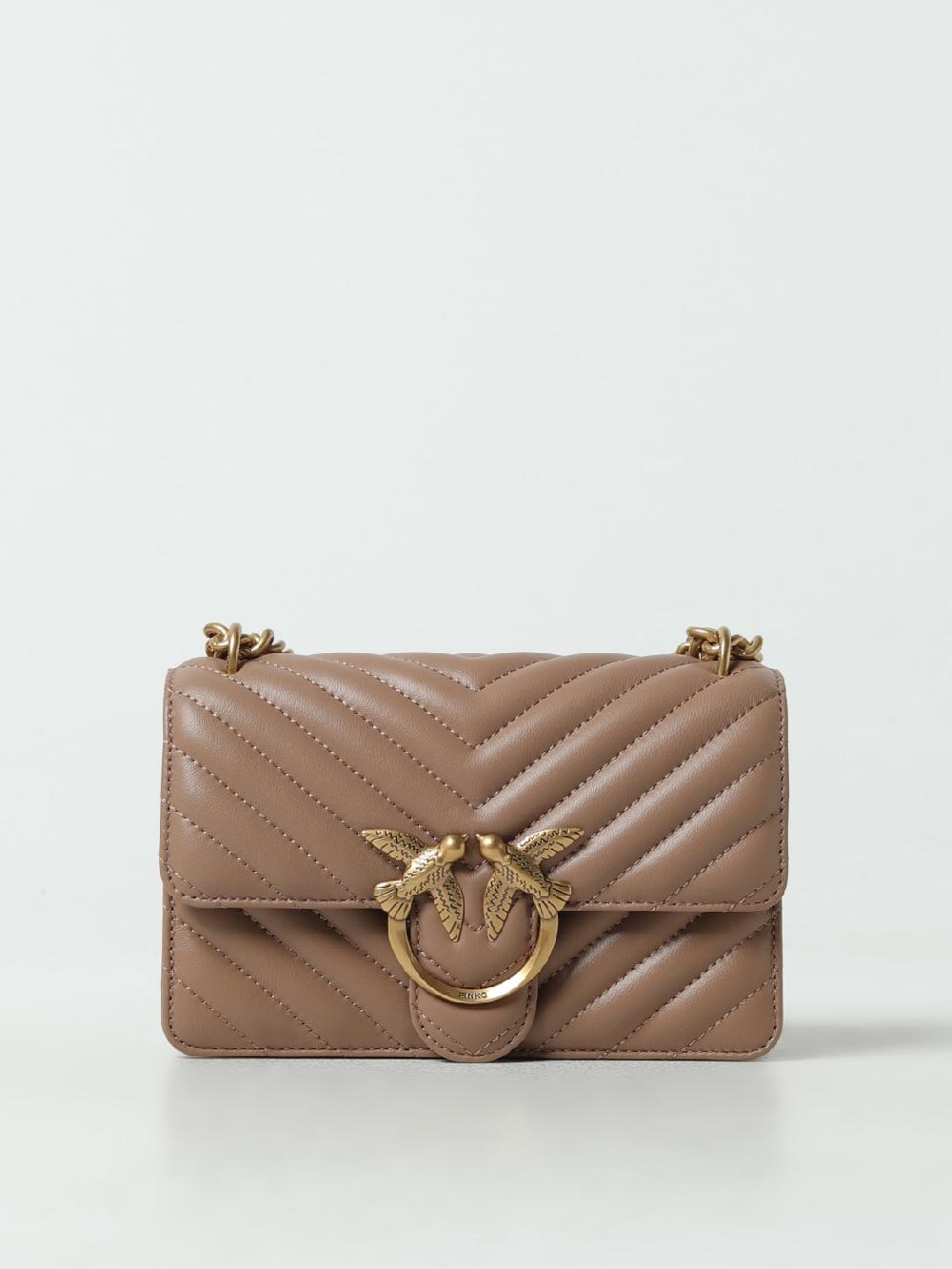 Giglio Borsa Love One Pinko in pelle trapuntata chevron