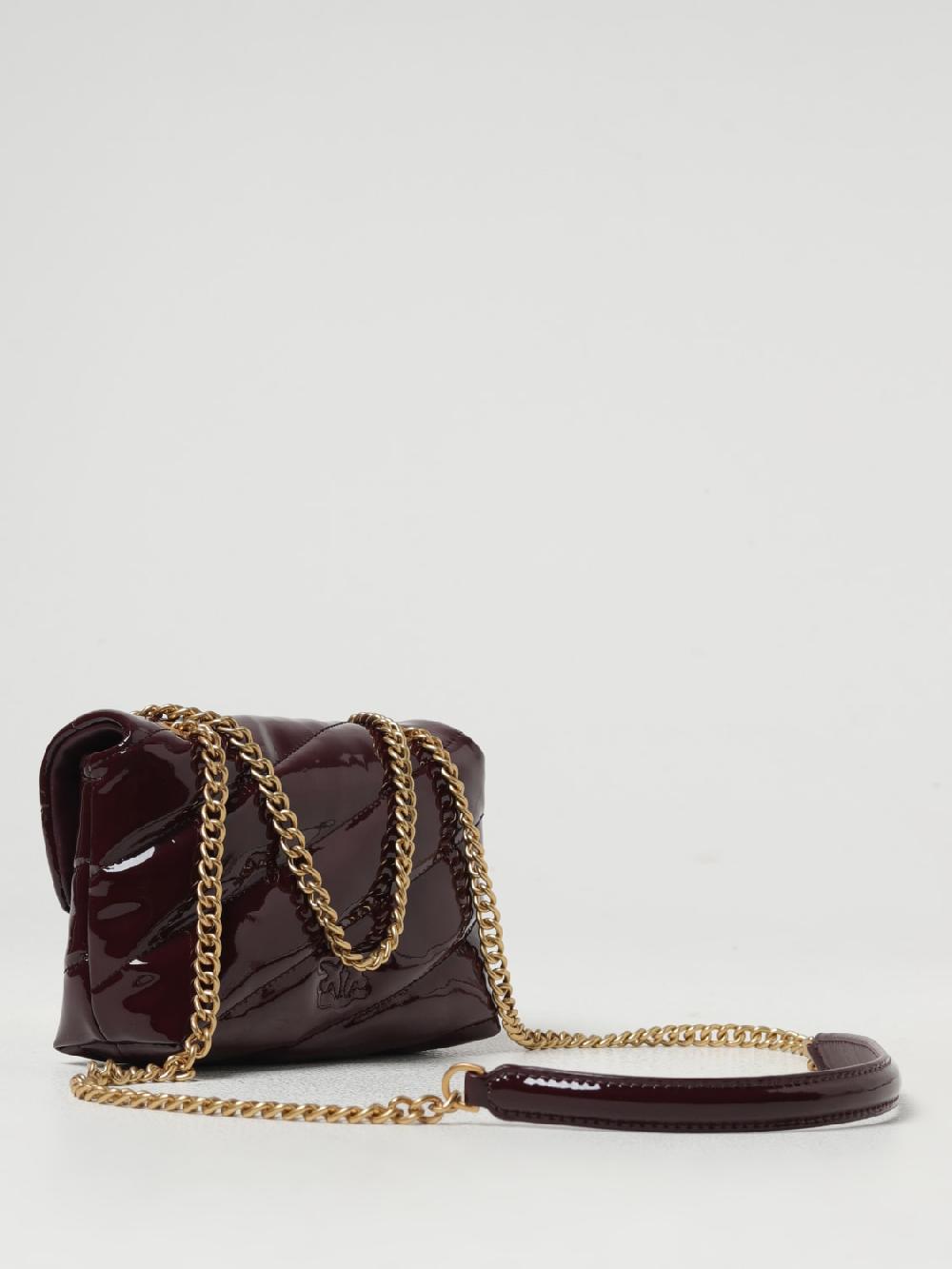 Giglio Borsa Love Puff Baby Pinko In Vernice Trapuntata