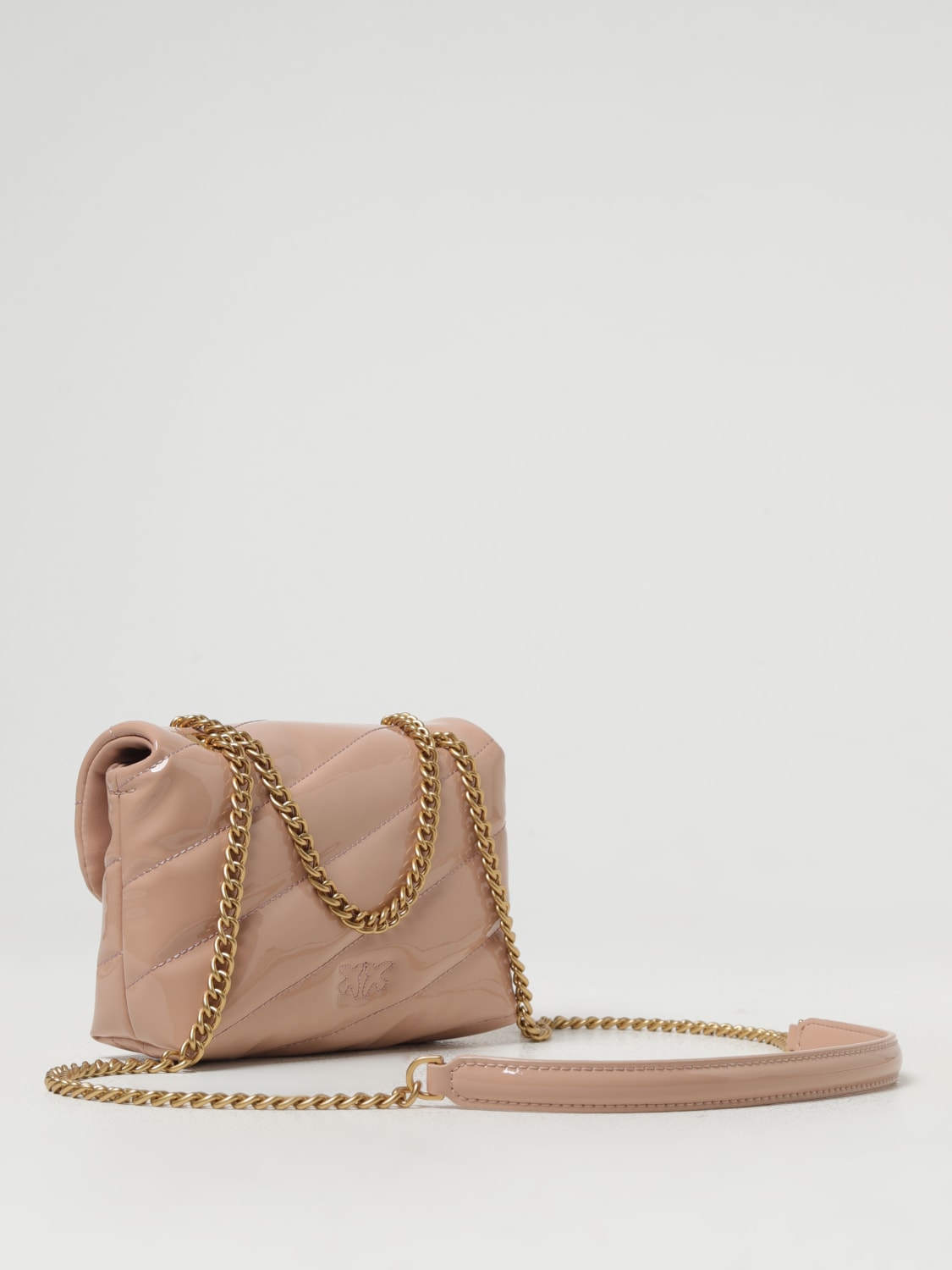 Giglio Borsa Love Puff Baby Pinko In Vernice Trapuntata
