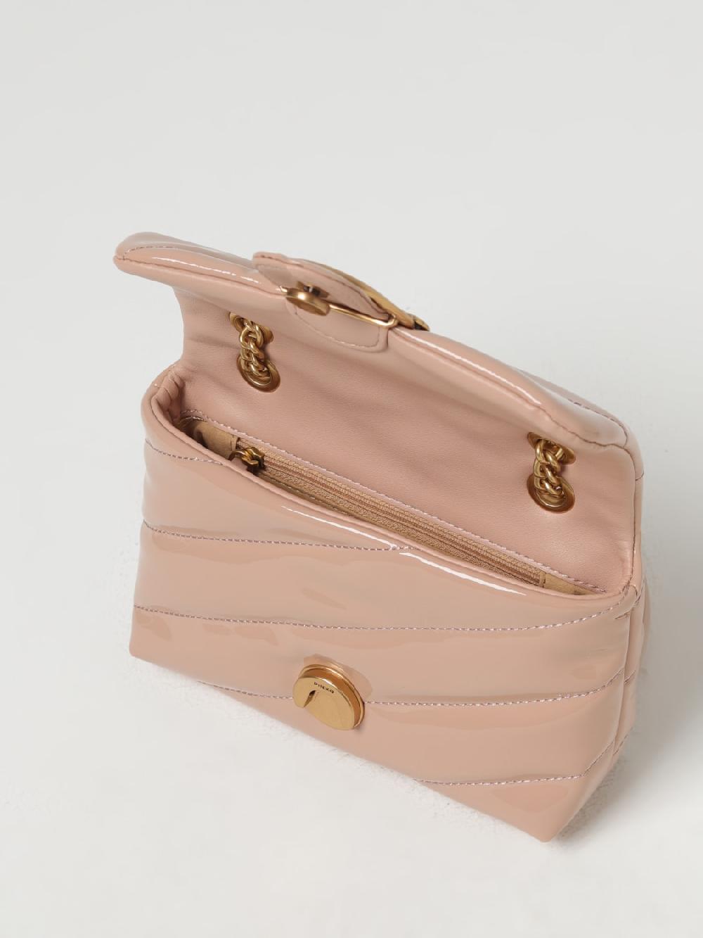 Giglio Borsa Love Puff Baby Pinko In Vernice Trapuntata