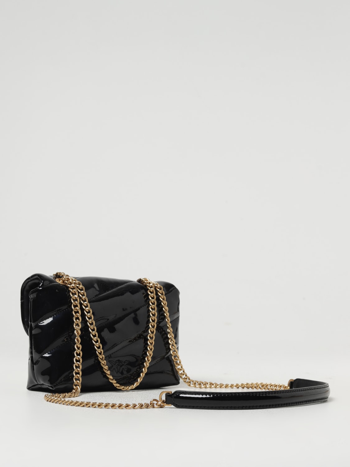 Giglio Borsa Love Puff Baby Pinko In Vernice Trapuntata
