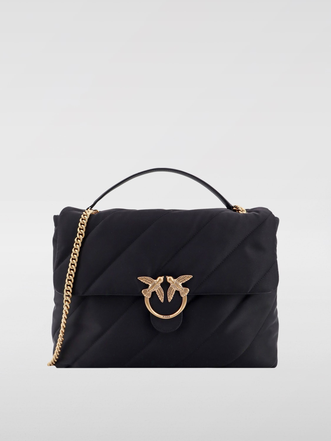 Giglio Borsa Love Puff Extra Pinko in nylon trapuntato
