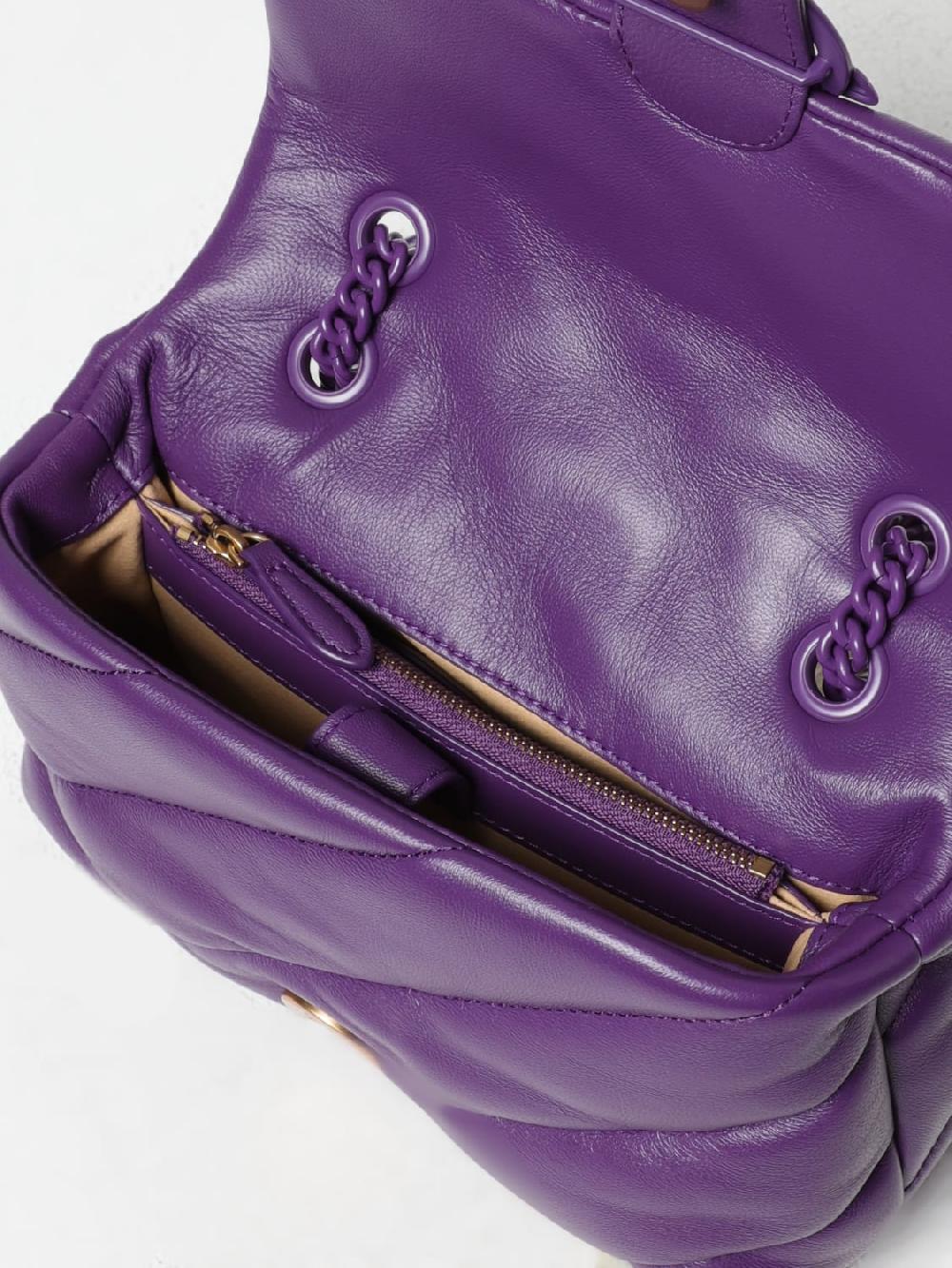 Giglio Borsa Love Puff Mini Pinko In Nappa Matelassè