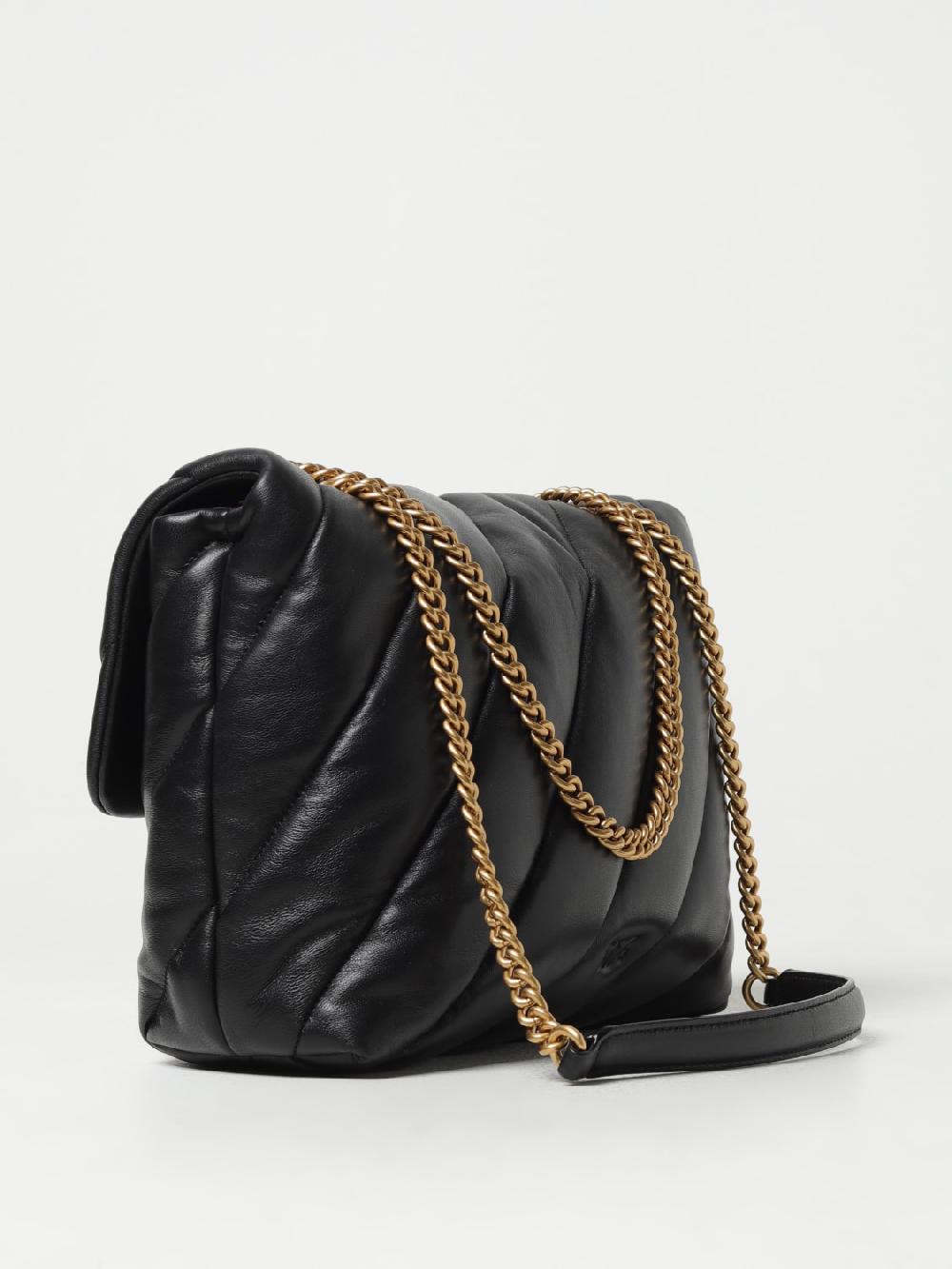 Giglio Borsa Love Puff Pinko In Nappa Matelassé Con Logo