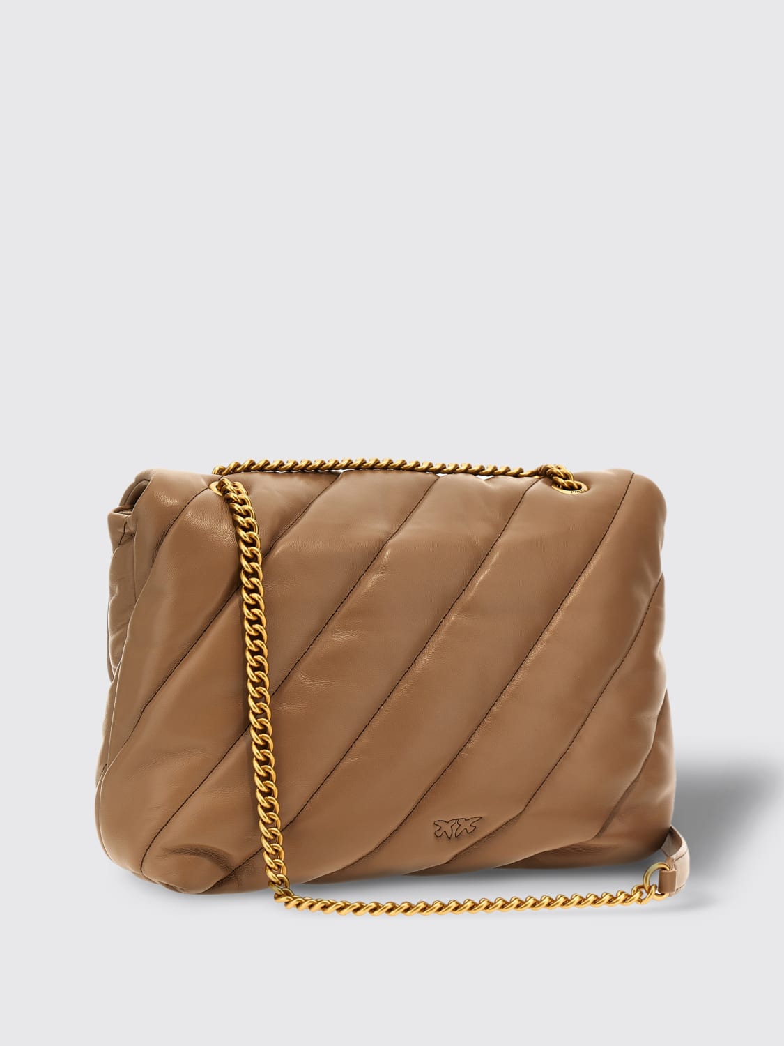 Giglio Borsa Love Puff Pinko In Nappa Matelassé Con Logo