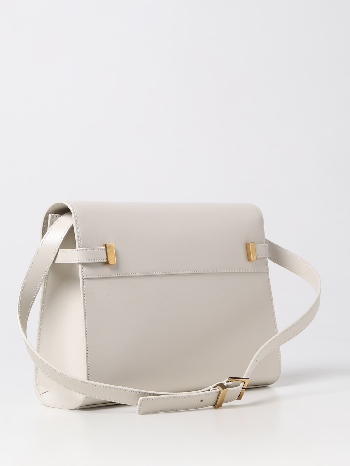 Giglio Borsa Manhattan Saint Laurent In Pelle Palmellata Con Logo