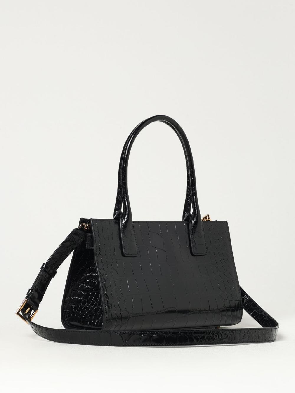 Giglio Borsa Medusa '95 Versace In Pelle Stampa Cocco