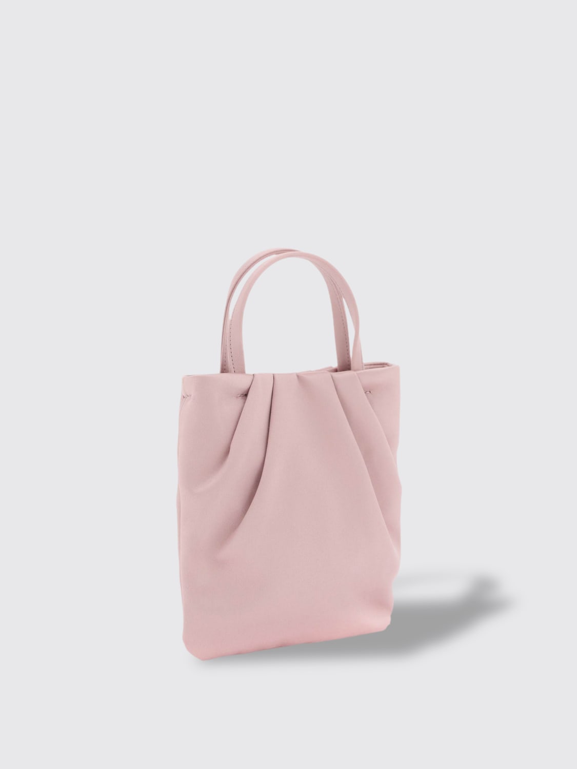 Giglio Borsa Micro Drapé Pocket Roger Vivier In Raso Con Fibbia Bouquet Strass