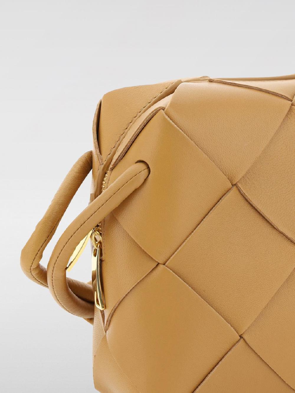 Giglio Borsa Mini Cassette Bottega Veneta In Nappa Intrecciata