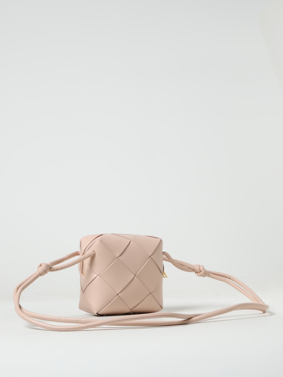 Giglio Borsa Mini Cassette Bottega Veneta In Nappa Intrecciata