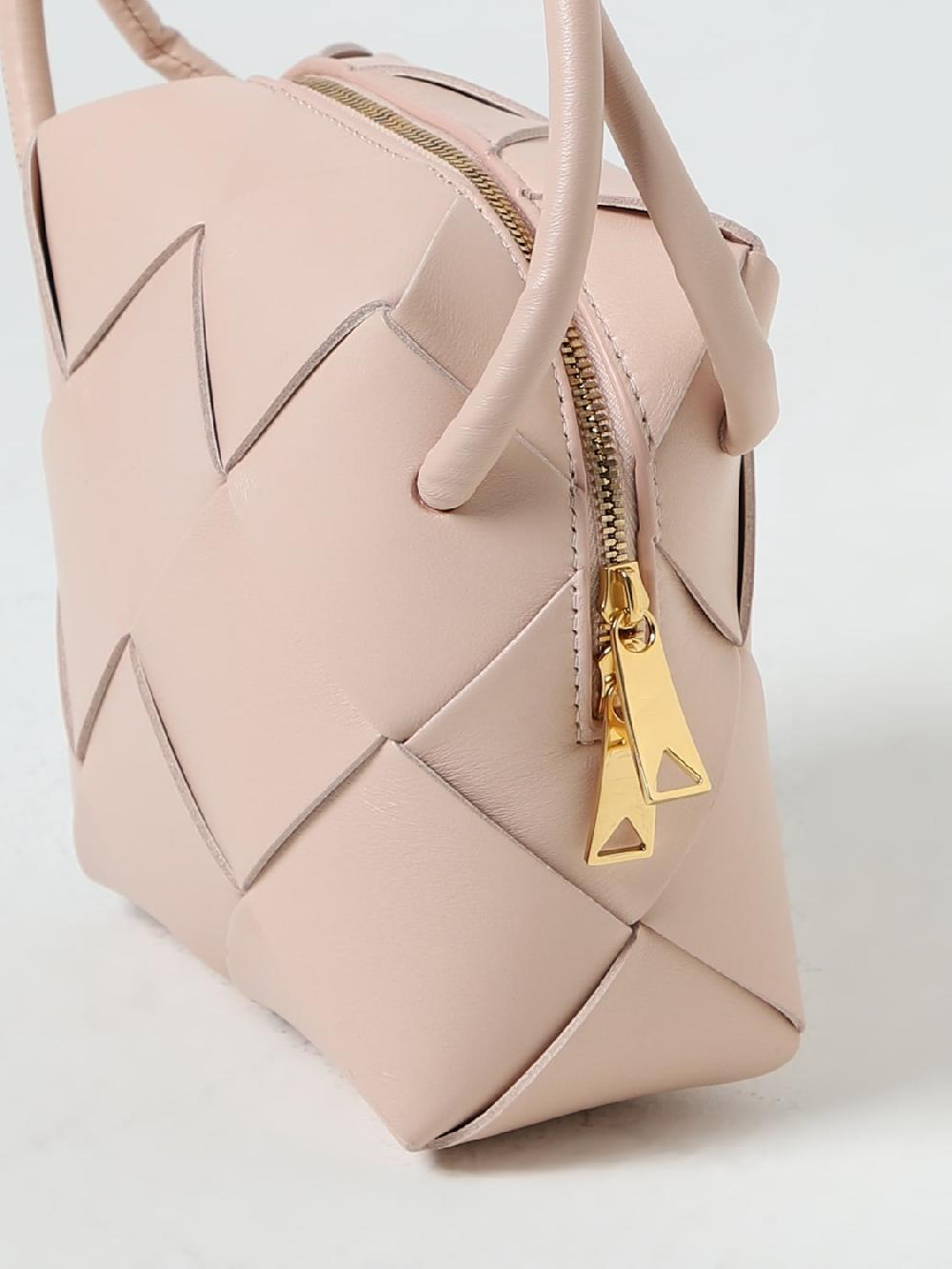 Giglio Borsa Mini Cassette Bottega Veneta In Nappa Intrecciata