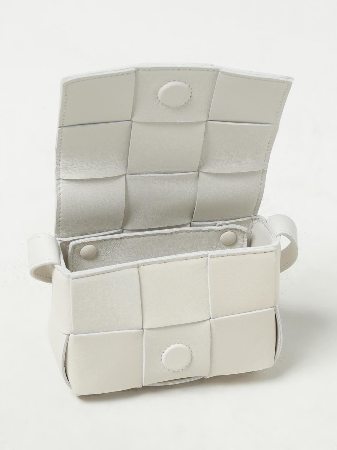 Giglio Borsa Mini Cassette Bottega Veneta In Nappa Intrecciata