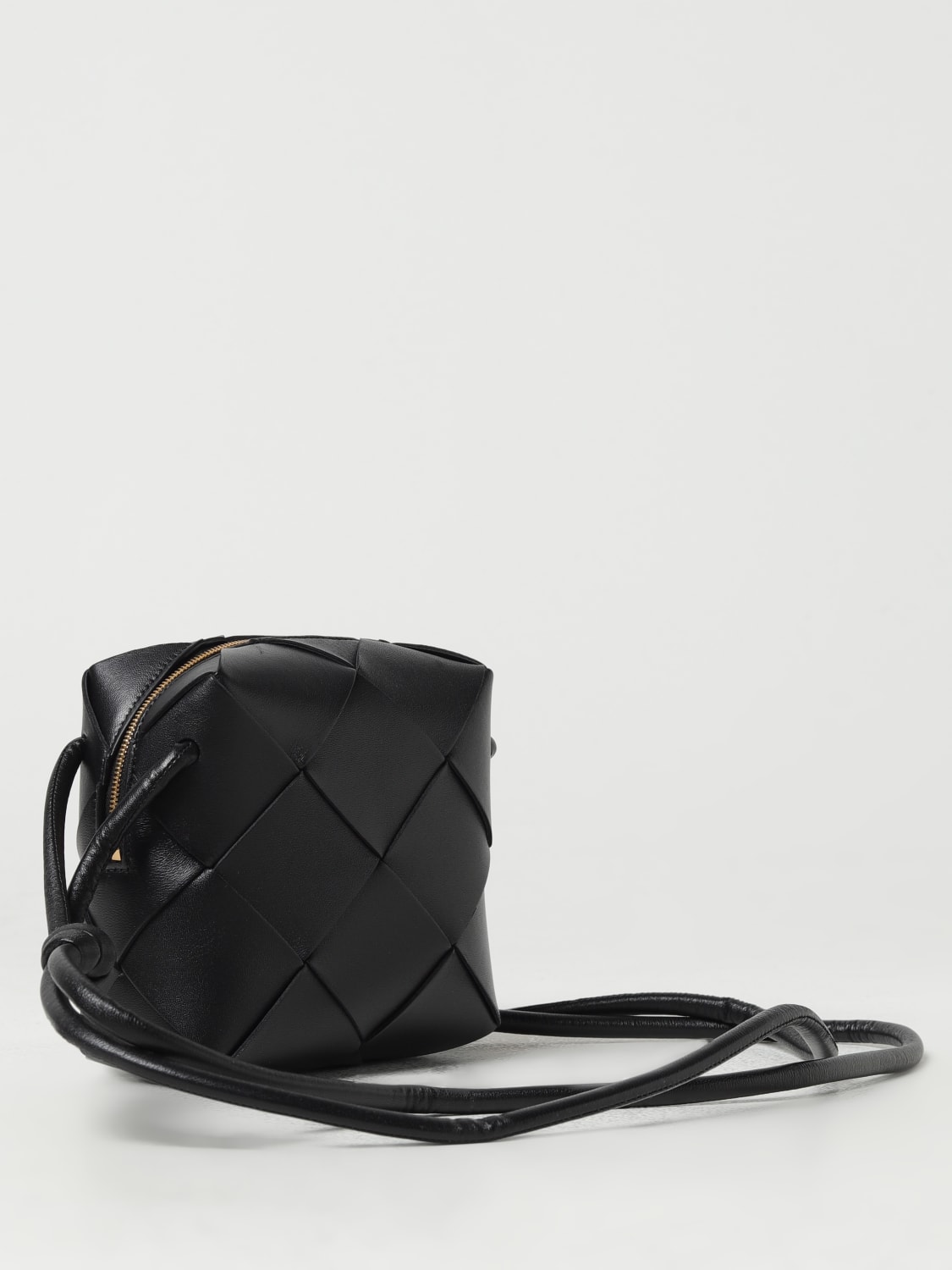 Giglio Borsa Mini Cassette Bottega Veneta In Nappa Intrecciata