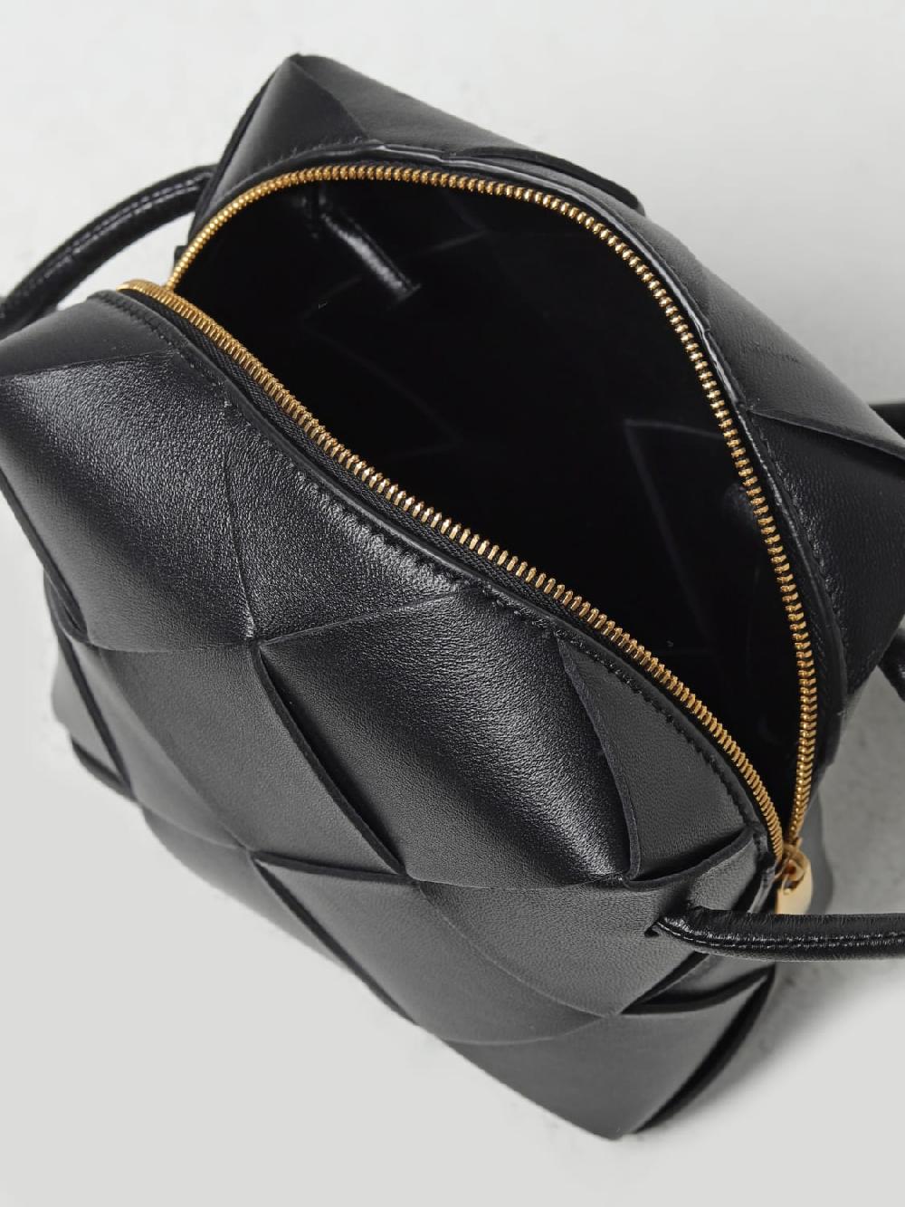Giglio Borsa Mini Cassette Bottega Veneta In Nappa Intrecciata