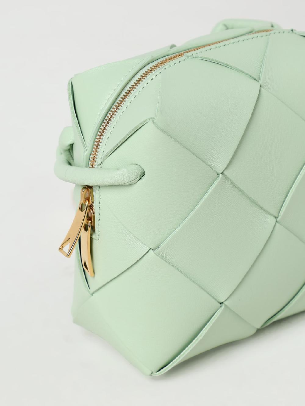 Giglio Borsa Mini Cassette Bottega Veneta In Nappa Intrecciata