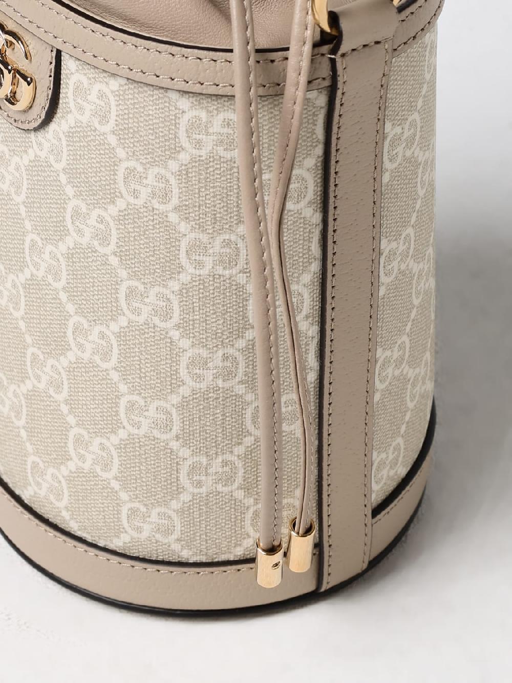 Giglio Borsa Mini Ophidia Gucci In Tessuto GG Supreme E Pelle