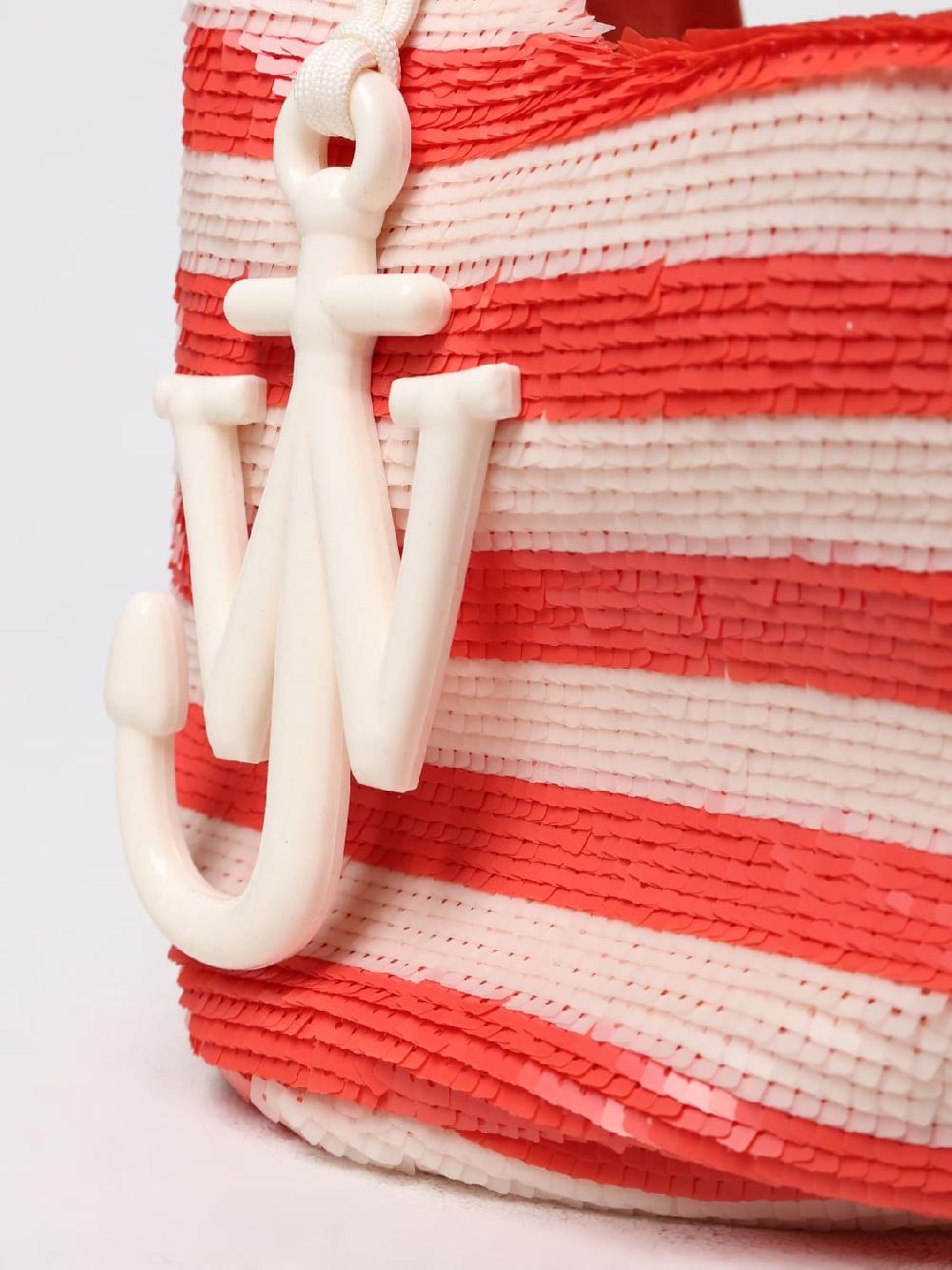 Giglio Borsa Mini Sequin JW Anderson In Tessuto Con Pailletter Ricamate All Over