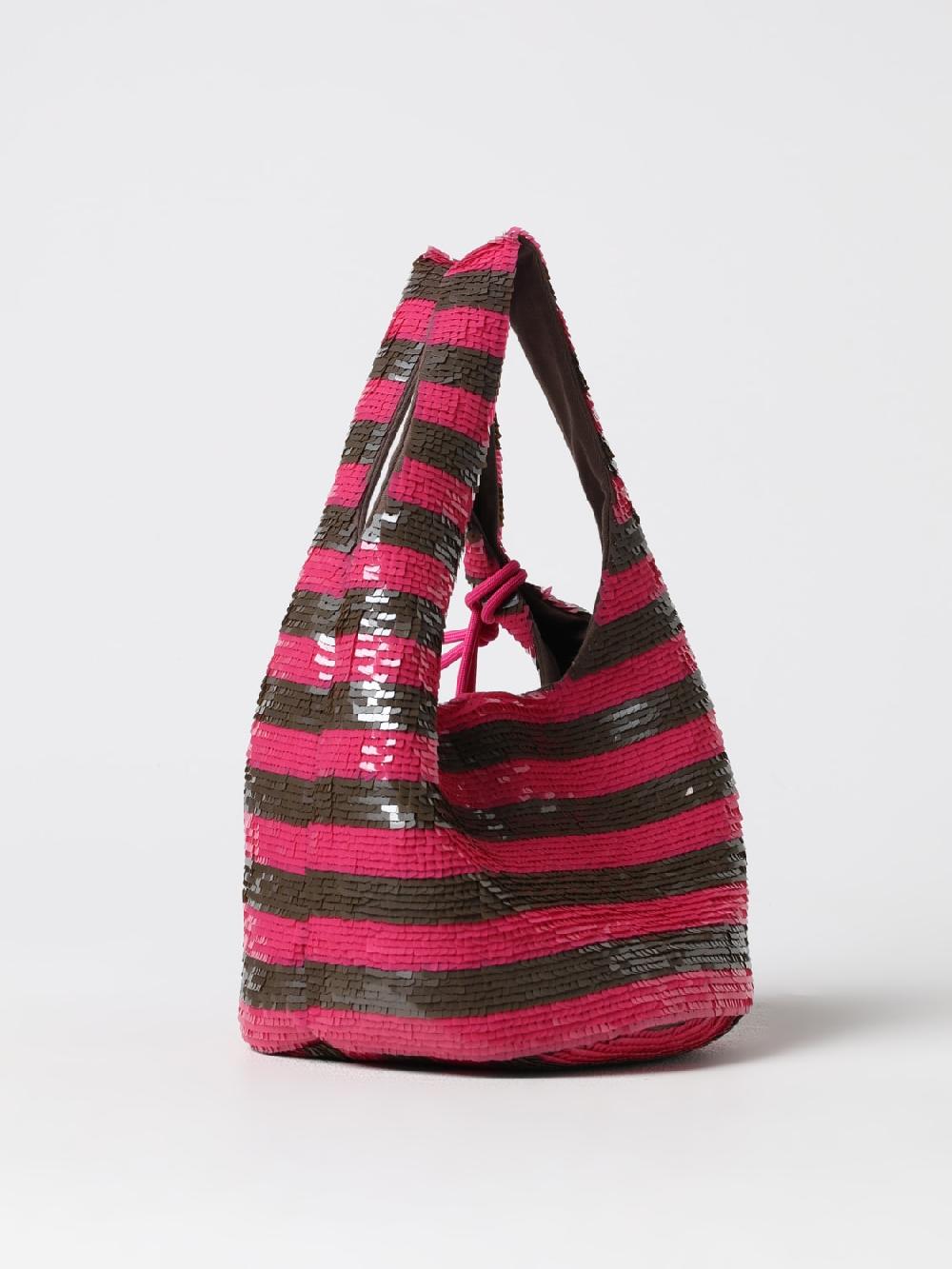 Giglio Borsa Mini Sequin JW Anderson In Tessuto Con Pailletter Ricamate All Over