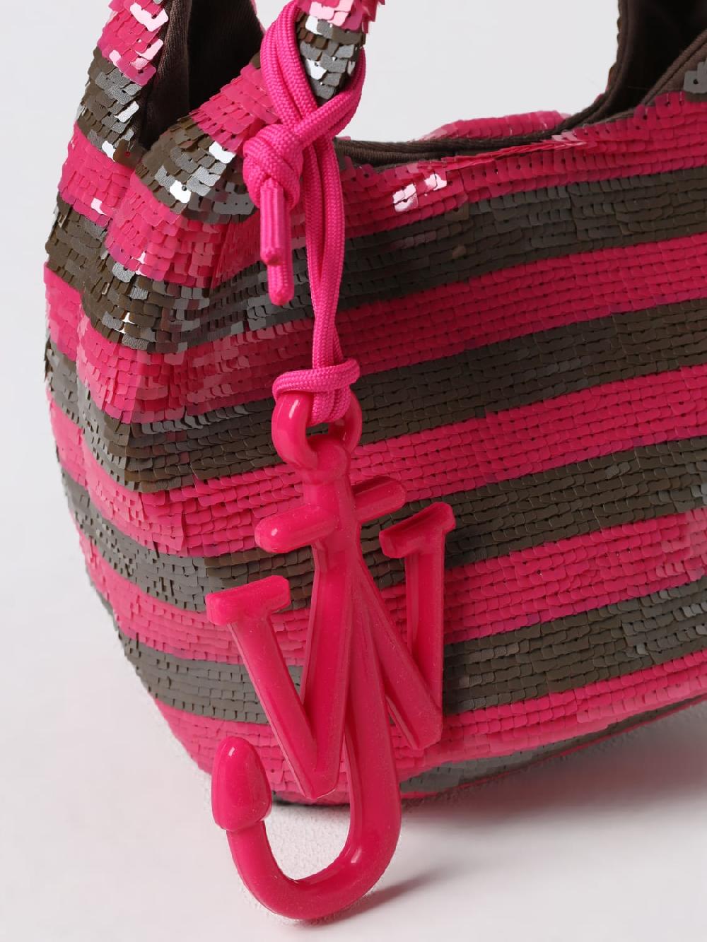 Giglio Borsa Mini Sequin JW Anderson In Tessuto Con Pailletter Ricamate All Over