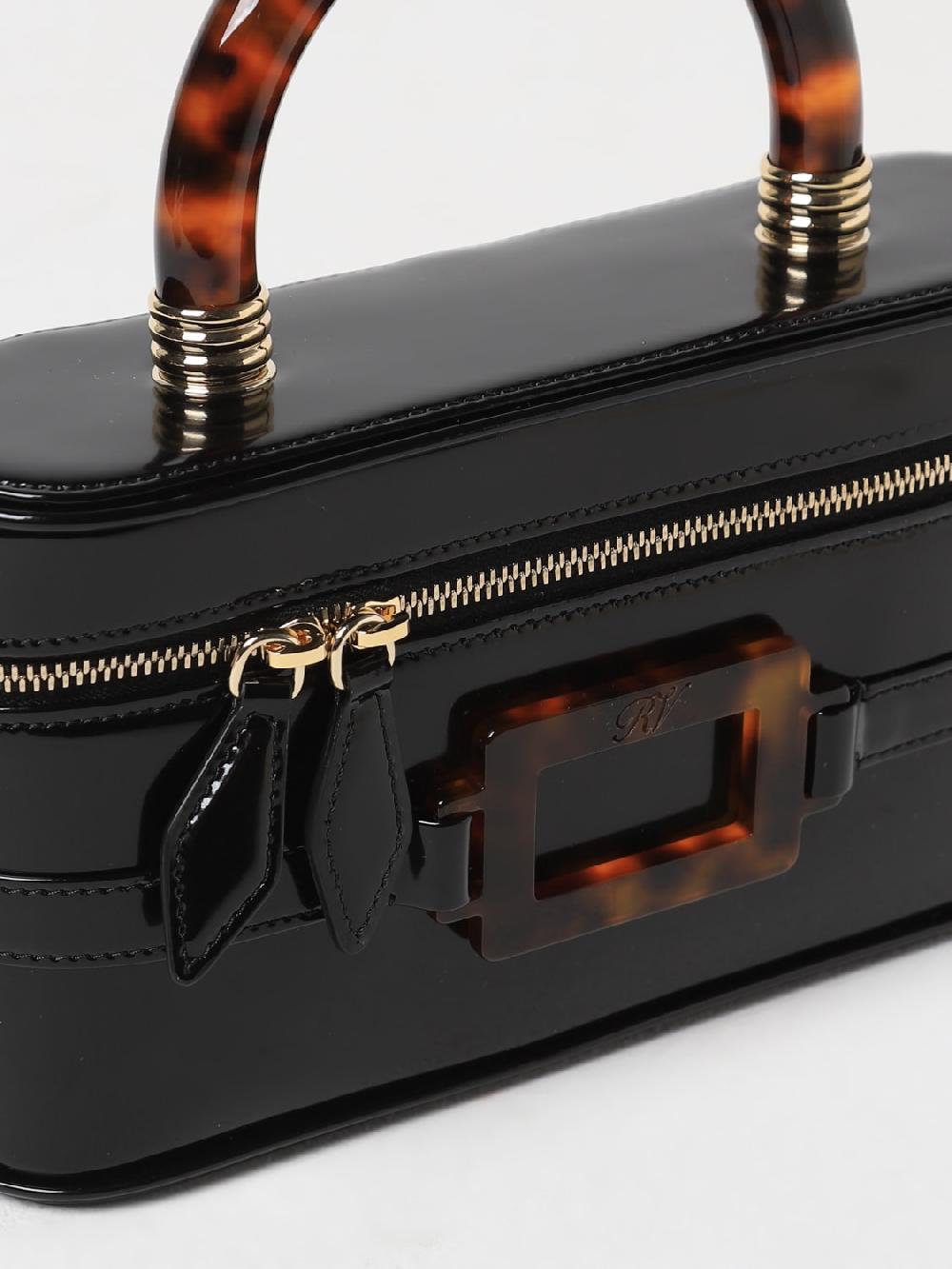 Giglio Borsa Mini Vanity Belle Roger Vivier In Vernice
