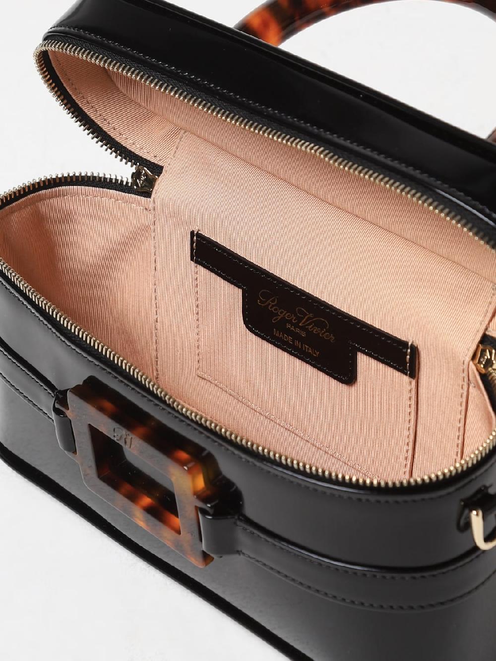 Giglio Borsa Mini Vanity Belle Roger Vivier In Vernice