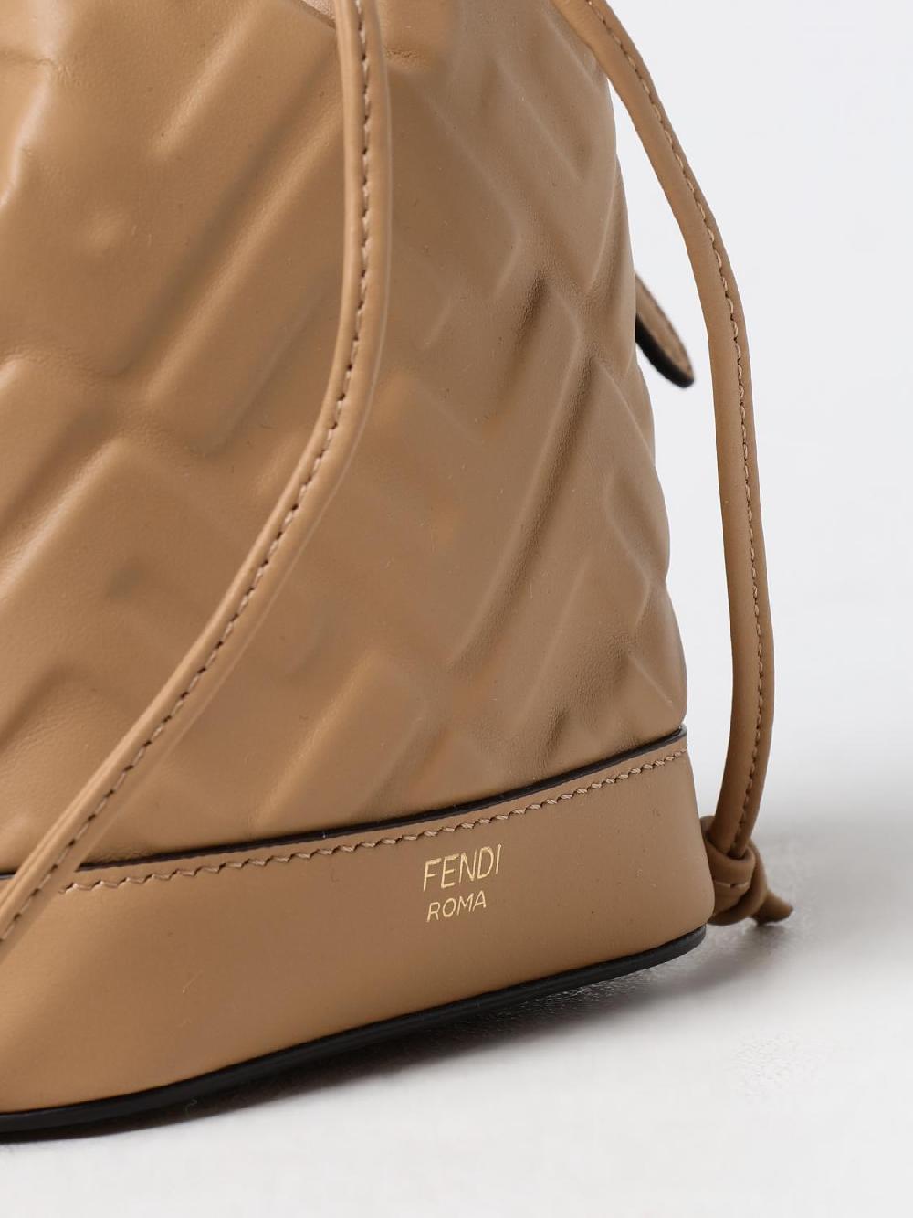 Giglio Borsa Mon Tresor Fendi In Pelle Con Monogram FF All Over