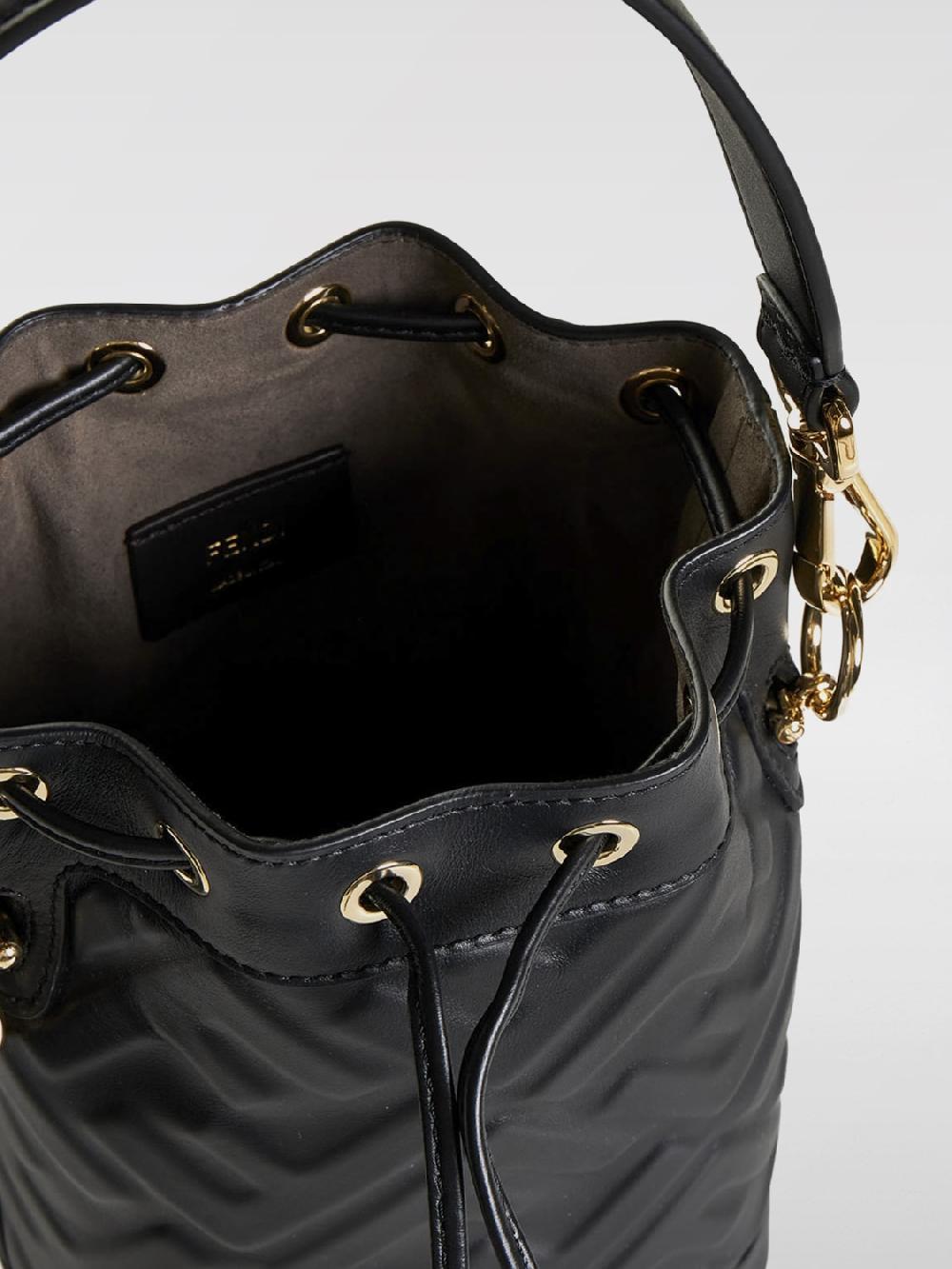 Giglio Borsa Mon Tresor Fendi In Pelle Con Monogram FF All Over