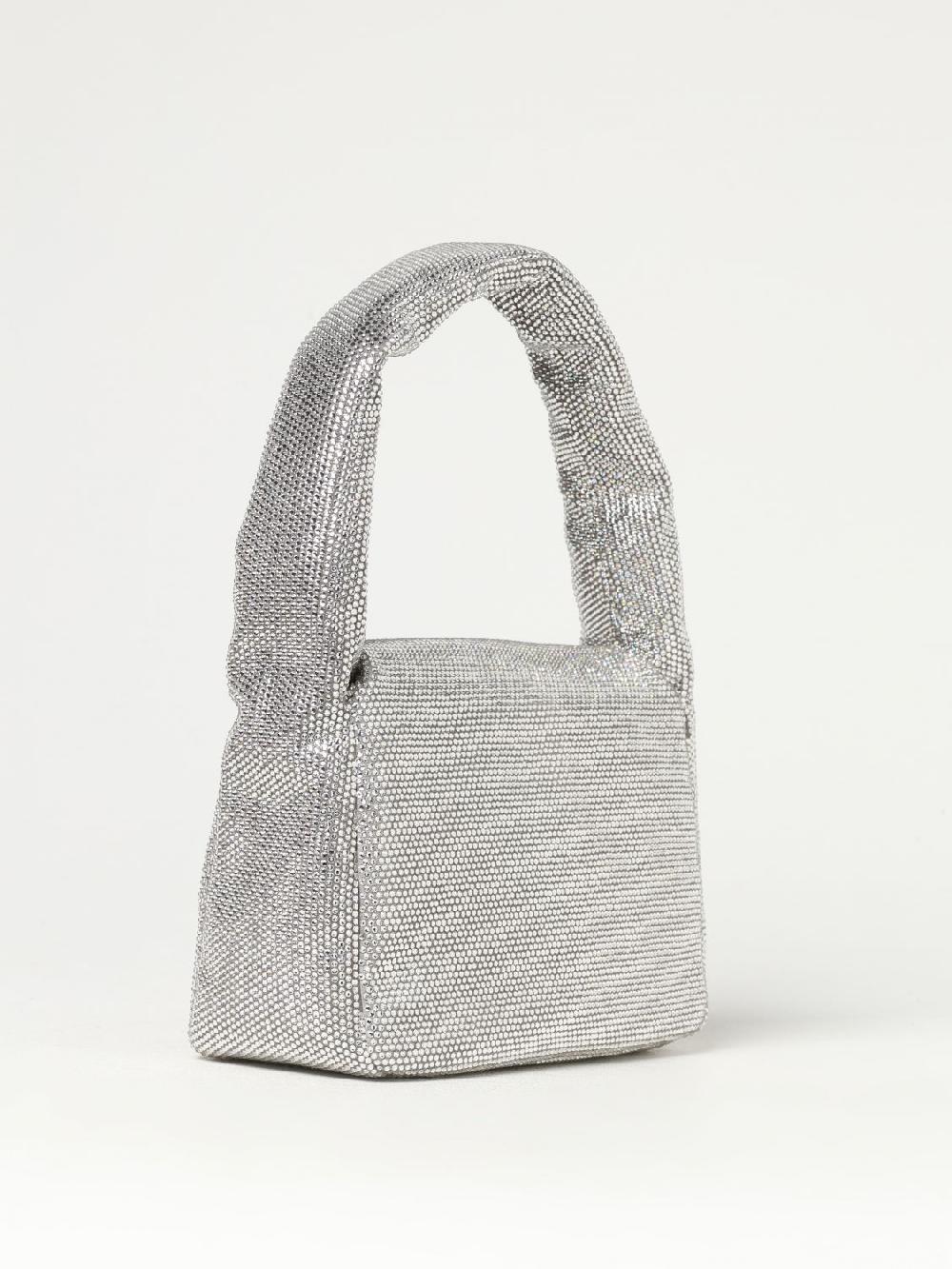 Giglio Borsa Monaco Balenciaga In Camoscio Con Strass All Over