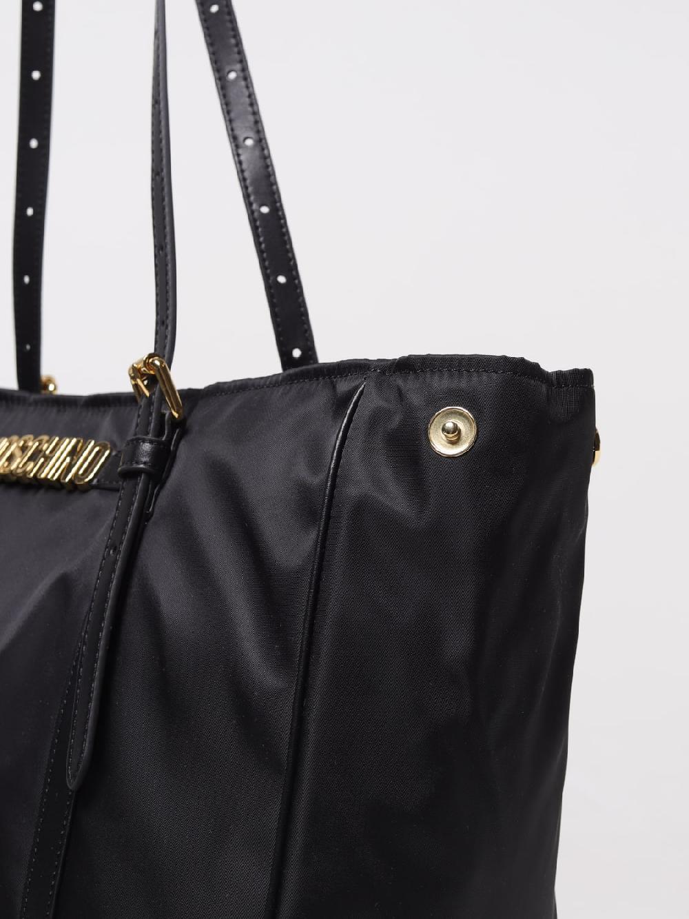 Giglio Borsa Moschino Couture In Nylon E Pelle Sintetica