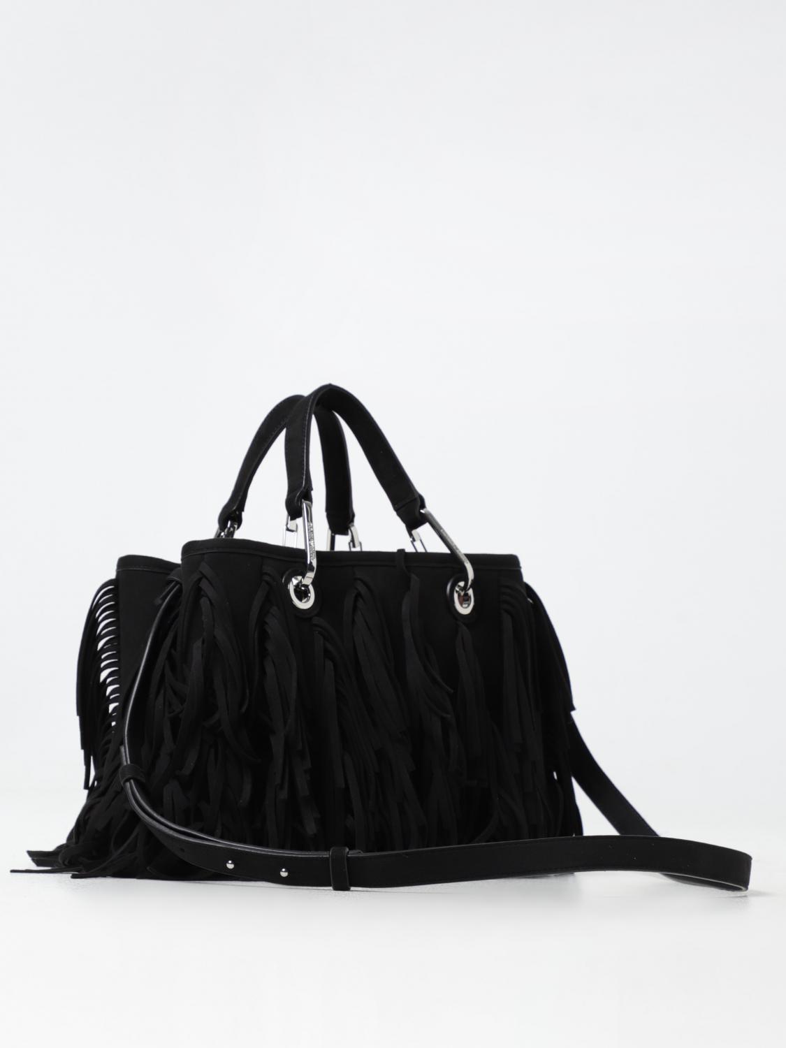 Giglio Borsa MyEA Emporio Armani In Camoscio Sintetico Con Frange
