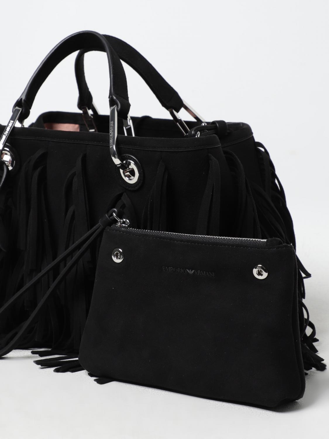 Giglio Borsa MyEA Emporio Armani In Camoscio Sintetico Con Frange