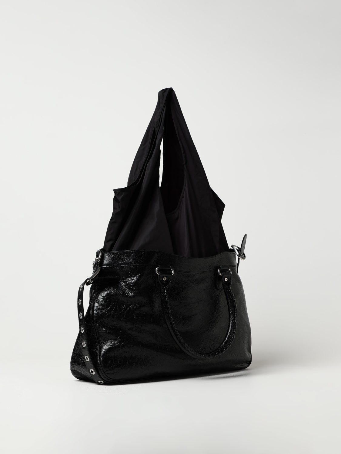 Giglio Borsa Neo Cagole XL Plus Balenciaga In Pelle Arena E Nylon