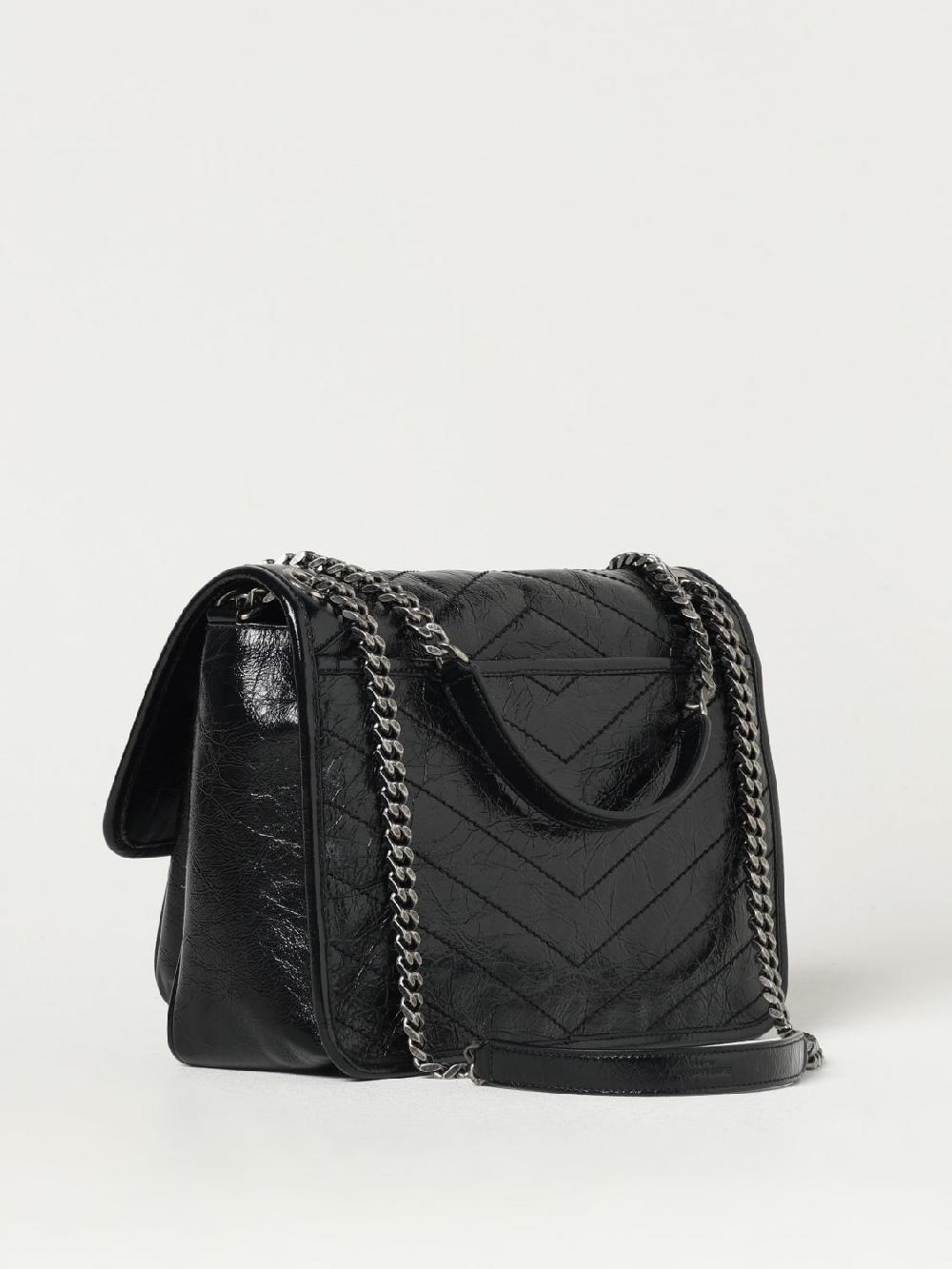 Giglio Borsa Niki Saint Laurent In Pelle Verniciata