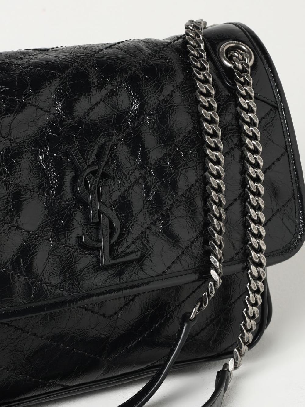 Giglio Borsa Niki Saint Laurent In Pelle Verniciata